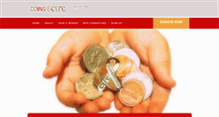 Desktop Screenshot of coins4cure.org